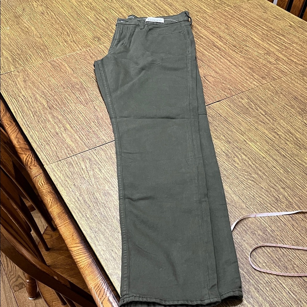 Old Navy Men's Dark Olive Chinos